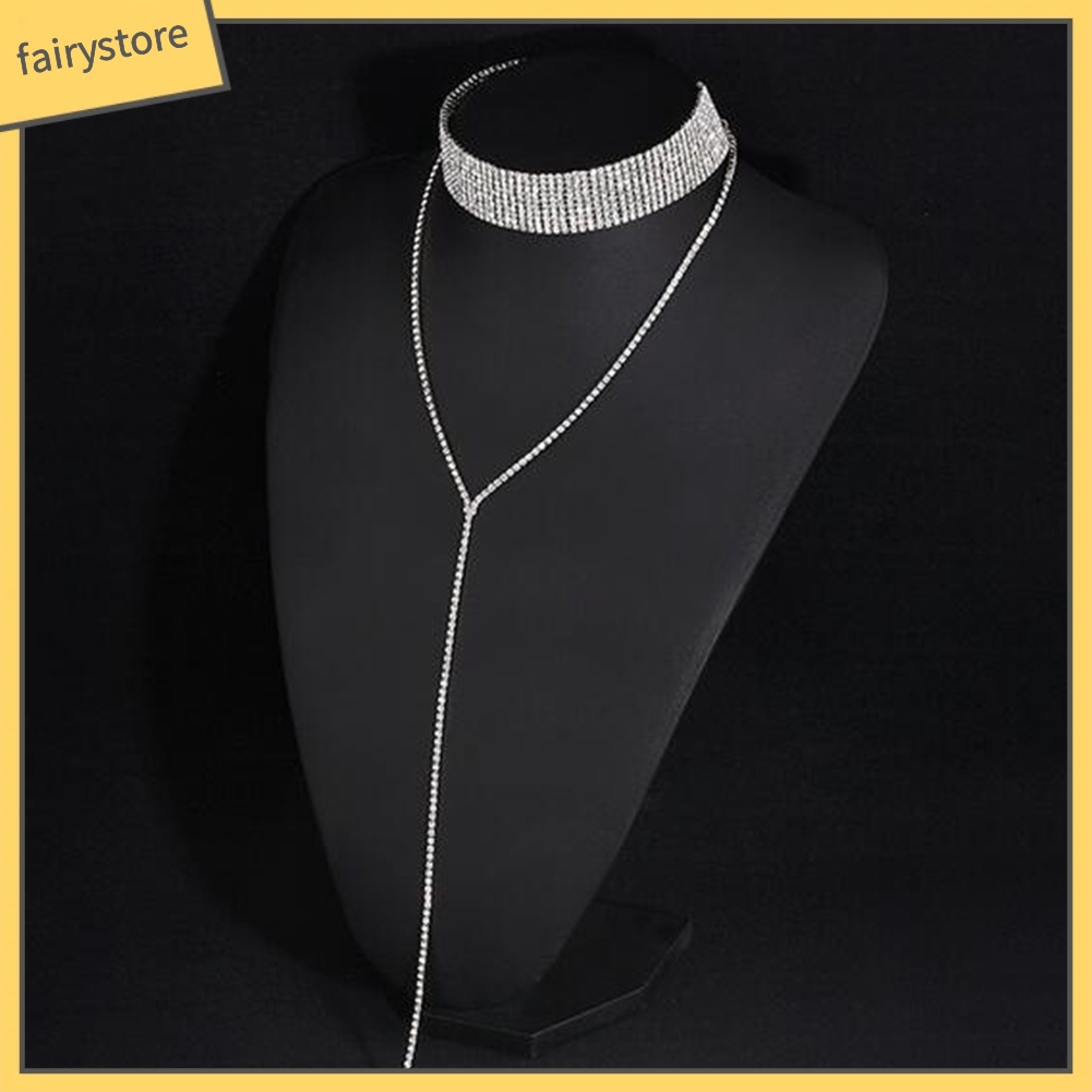 Dây Chuyền Nữ Nhiều Lớp Đính Đá Thời Trang