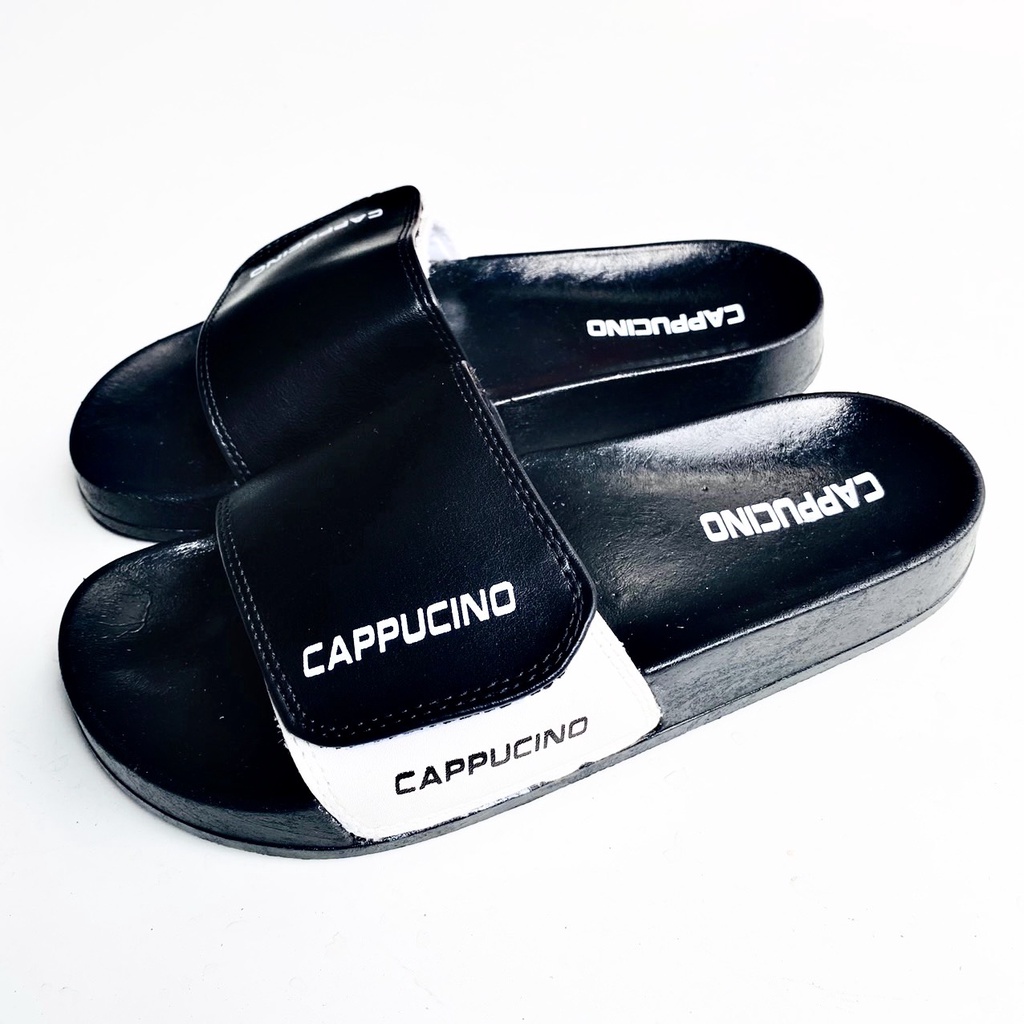 Dép Quai Ngang Nam Quai Dán Đế Siêu Êm Mẫu Cappucino, 2 màu lựa chọn thời trang phong cách.