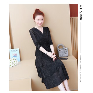 Đầm xòe big size quảng châu D1167