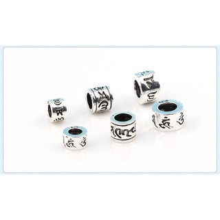 CHARM BẠC THÁI KHẮC OM MANI PADME HUM