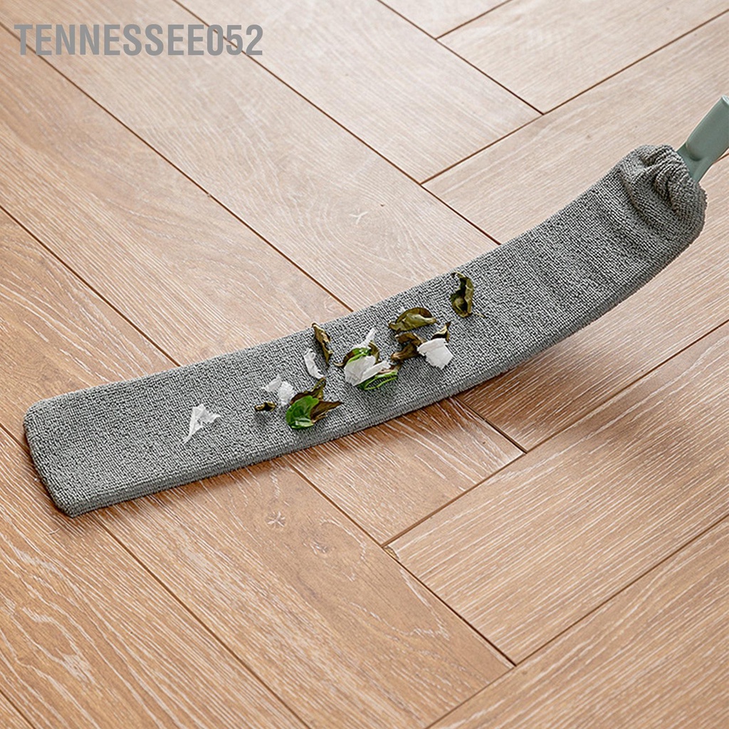 Tennessee052 Bàn chải bụi Thanh nhôm Tay cầm dài 55in Có thể mở rộng đàn hồi Mở có giặt được Đường viền phẳng tay sợi nhỏ