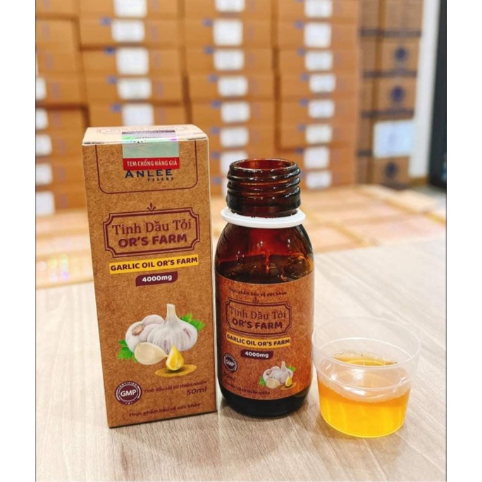 Tinh dầu tỏi Or'sfram 4000mg - Tăng đề kháng hô hấp cho trẻ