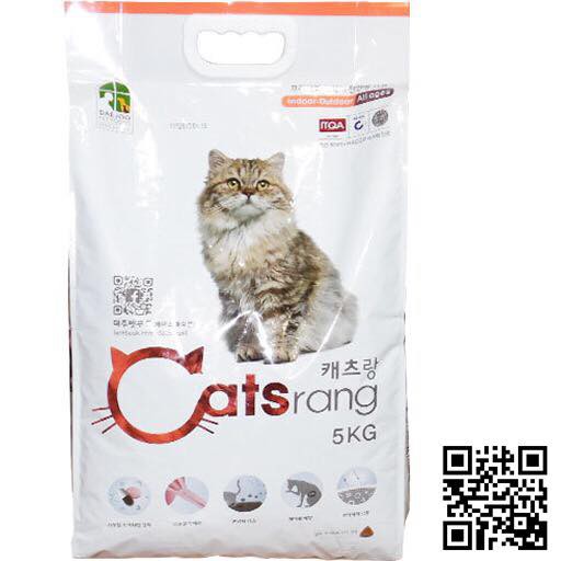 [Mã 12FMCGSALE1 giảm 10% đơn 250K] Thức ăn hạt cho mèo Catsrang bao 5kg