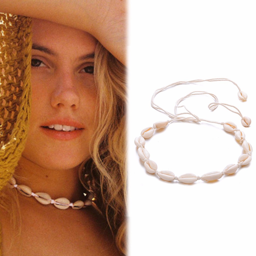 Vòng cổ Mặt Hình Vỏ Sò Phong Cách Bohemian Cho Nữ