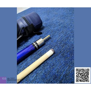 [SIÊU THỊ BIDA] Combo cơ Lỗ/Pool Custom V Xanh Dương [Cơ cho người Mới]