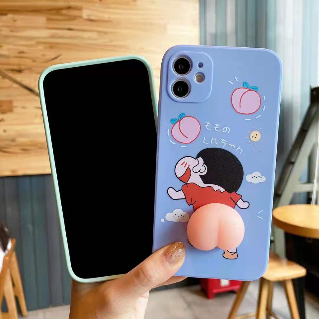 Ốp điện thoại mềm họa tiết cậu bé Shin cho iPhone 12 Pro Max 12mini SE 2020 7plus 8plus xr xs 6plus 11 Pro Max XSMAX | BigBuy360 - bigbuy360.vn