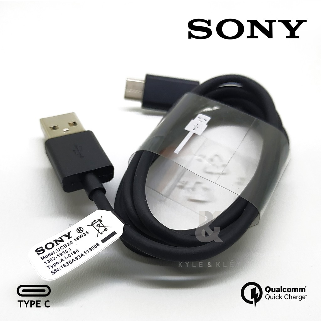 Dây Cáp Truyền Dữ Liệu Loại C Cho Sony Xperia X Xa1 Xa2 Xzs Xz2 Xz3 Ultra Premium