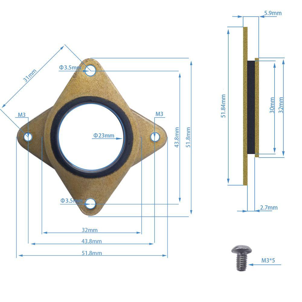 BORAG Phụ Kiện Giảm Sốc Bền Bỉ Dành Cho Máy In 3D CR-10 CR-10