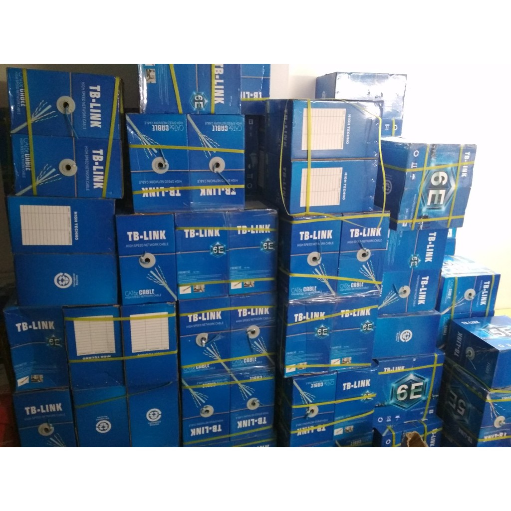 Dây Mạng DHLINK/ CAPTAIN/ LBLINK Cat6 305m Có Lõi Nhựa Chống Đứt (chạy được 80150m)