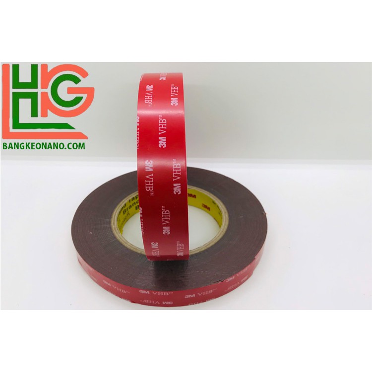 Băng dính hai mặt chính hãng 3M dán phụ kiện ô tô