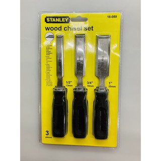 Bộ đục gỗ 3pcs STANLEY 16-089