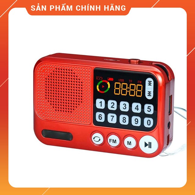 Đài Radio FM Kiêm Loa Nghe Nhạc Mini S99 Hỗ Trợ Thẻ Nhớ USB Jack 3.5