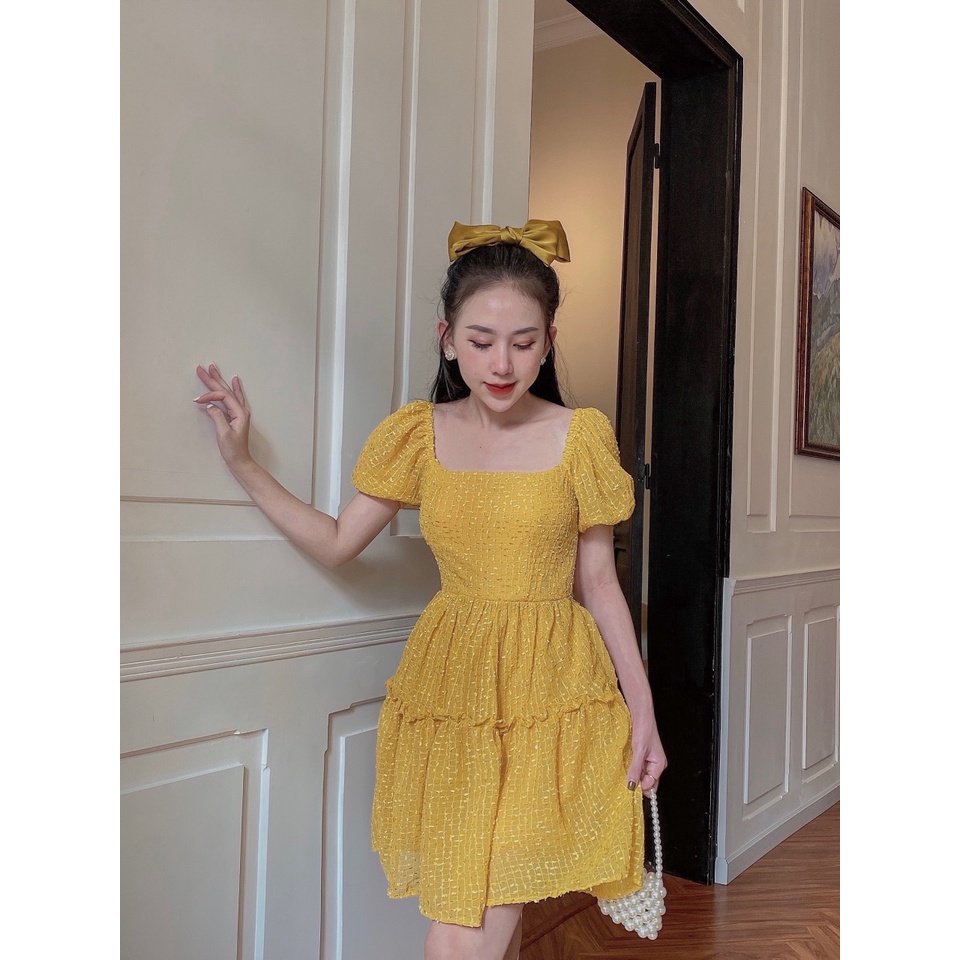 [Freeship] Đầm dự tiệc nhũ hở lưng