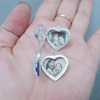 Mặt dây chuyền hộp tim bạc ta xưởng bạc Anh Vững