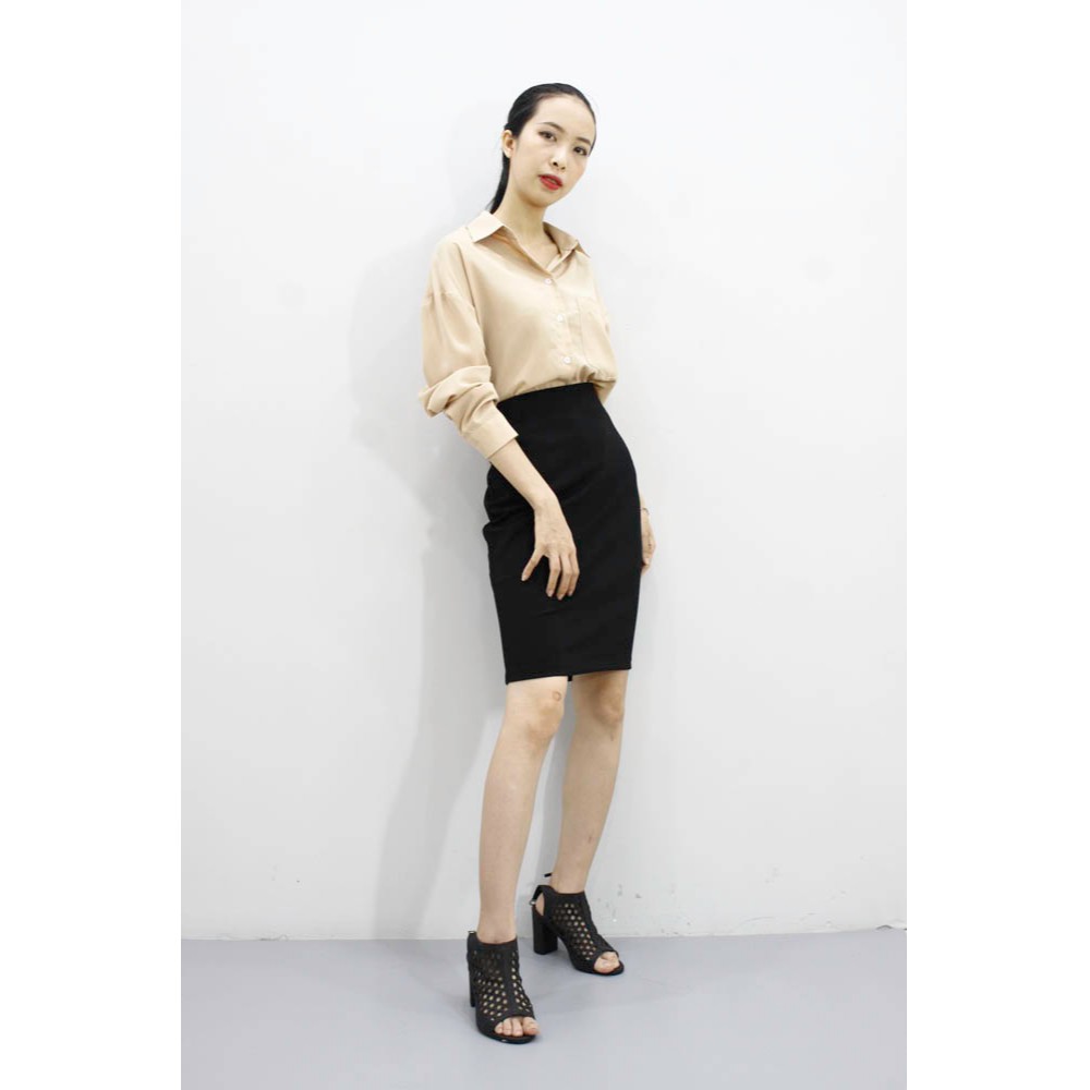 [Mã WASKT304 giảm 15% tối đa 30K đơn 99K] [Hình thật tự chụp] Chân Váy Bút Chì Công Sở Xẻ Sau Meow Boutique | BigBuy360 - bigbuy360.vn