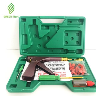 Bộ vá lốp xe máy không săm tặng gói  đạn vá lốp