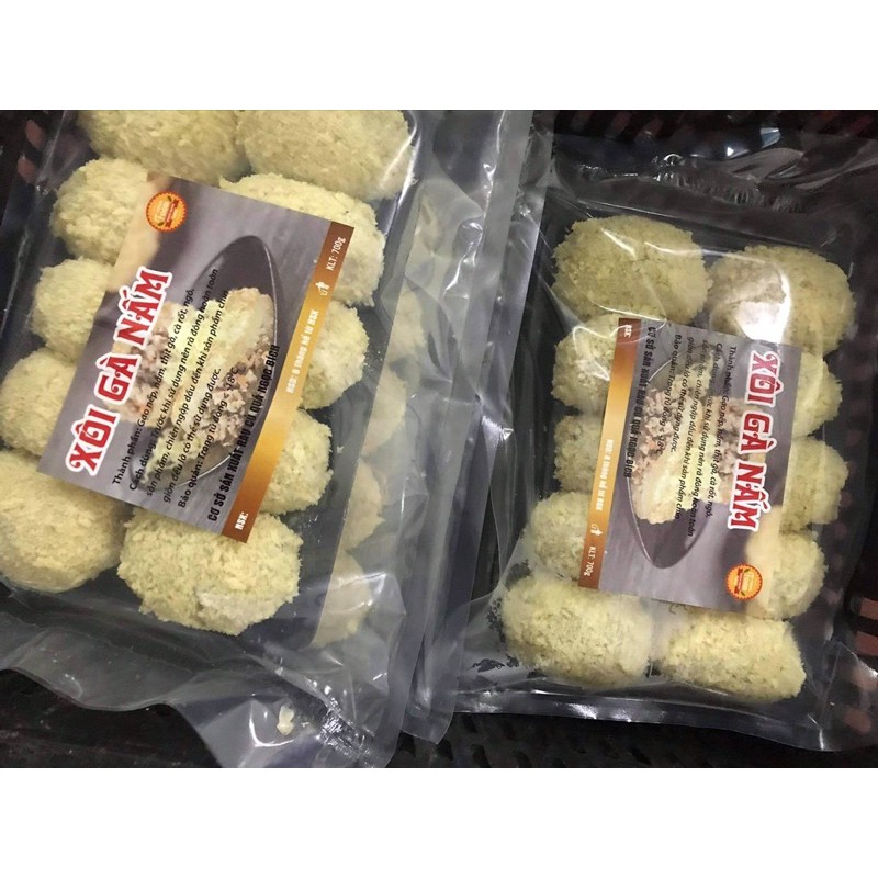 Xôi gà nấm mini khay 10 chiếc