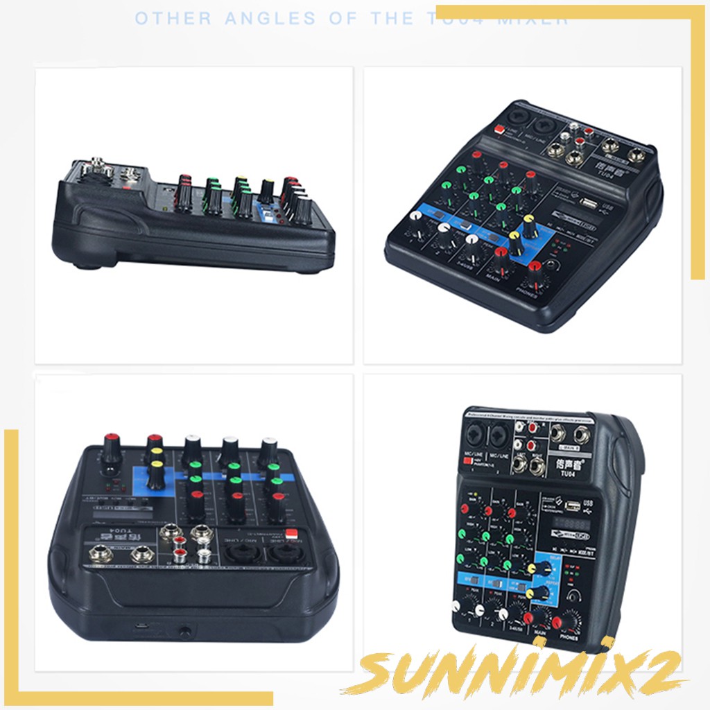 Card Âm Thanh Sunnimix2 48v Phantom Power Mixer