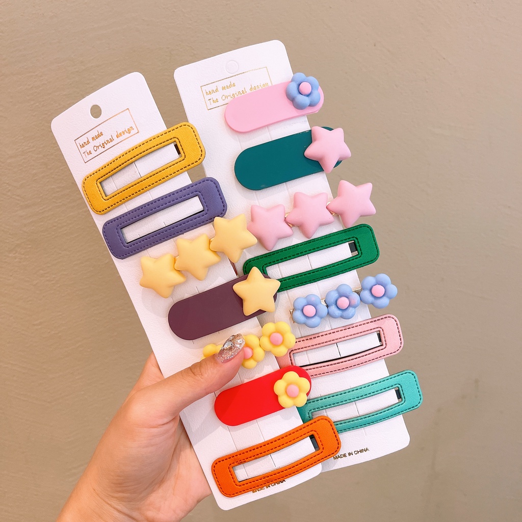 Kẹp Tóc Màu Cầu Vồng Dễ Thương Cho Bé Gái 2022