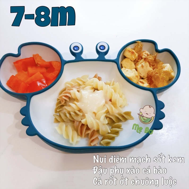 [Primeal] NUI XOẮN DIÊM MẠCH RAU CỦ 3 MÀU HỮU CƠ (bé ăn dặm BLW giai đoạn đầu)