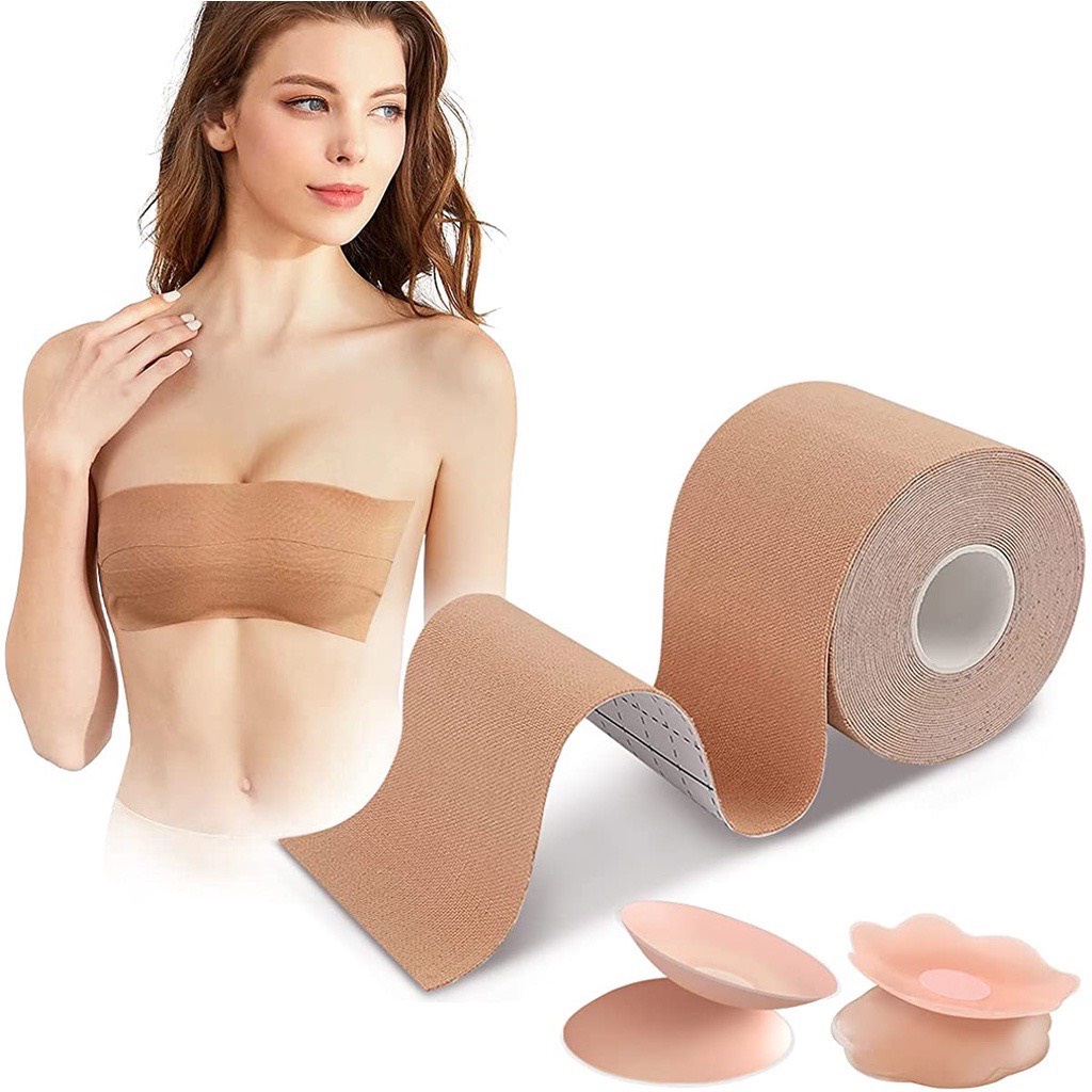 Cuộn Băng Dán Nâng Ngực Tạo Nhiều Kiểu Đa Dụng Cho Nữ, Băng dính dán ngực, giúp nâng ngực chống chảy xệ Minxu shop