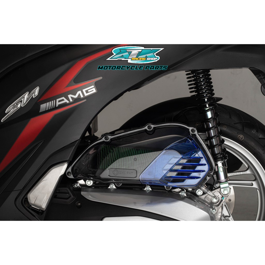Ốp pô e bầu lọc gió ZHI.PAT dành cho xe HONDA SH 2013 đến 2022 đủ màu sắc chất liệu nhựa kỹ thuật, cứng, bền bỉ