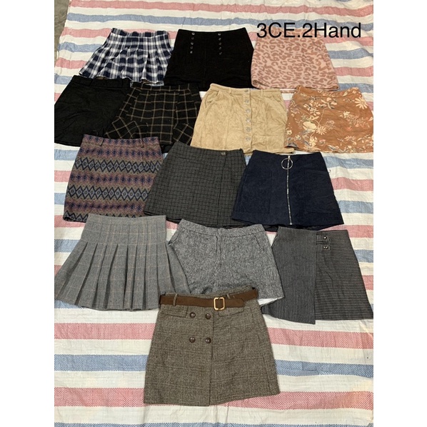 Chân Váy dạ-kẻ