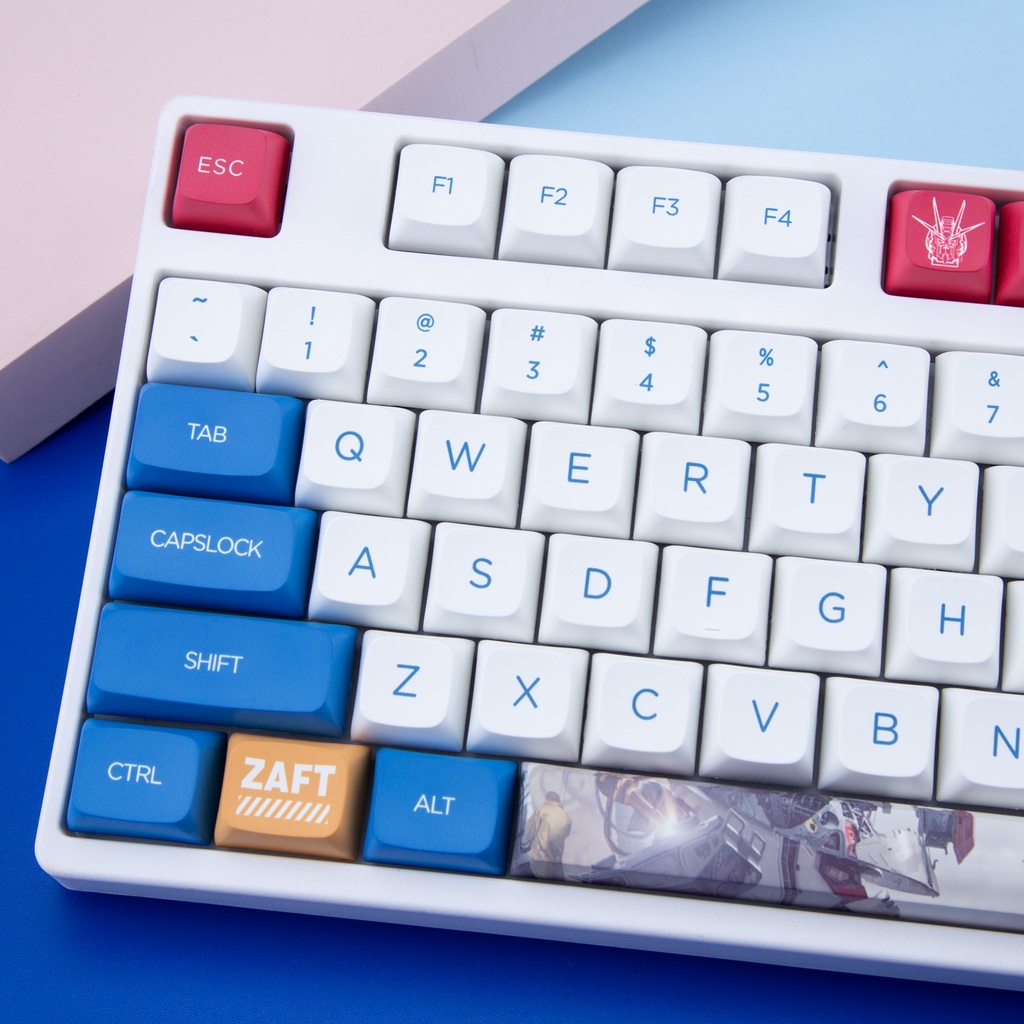 PBT keycap XDA Cấu hình 139 Phím Nhuộm thăng hoa Bố cục ANSI cho Bàn phím cơ Công tắc Cherry MX