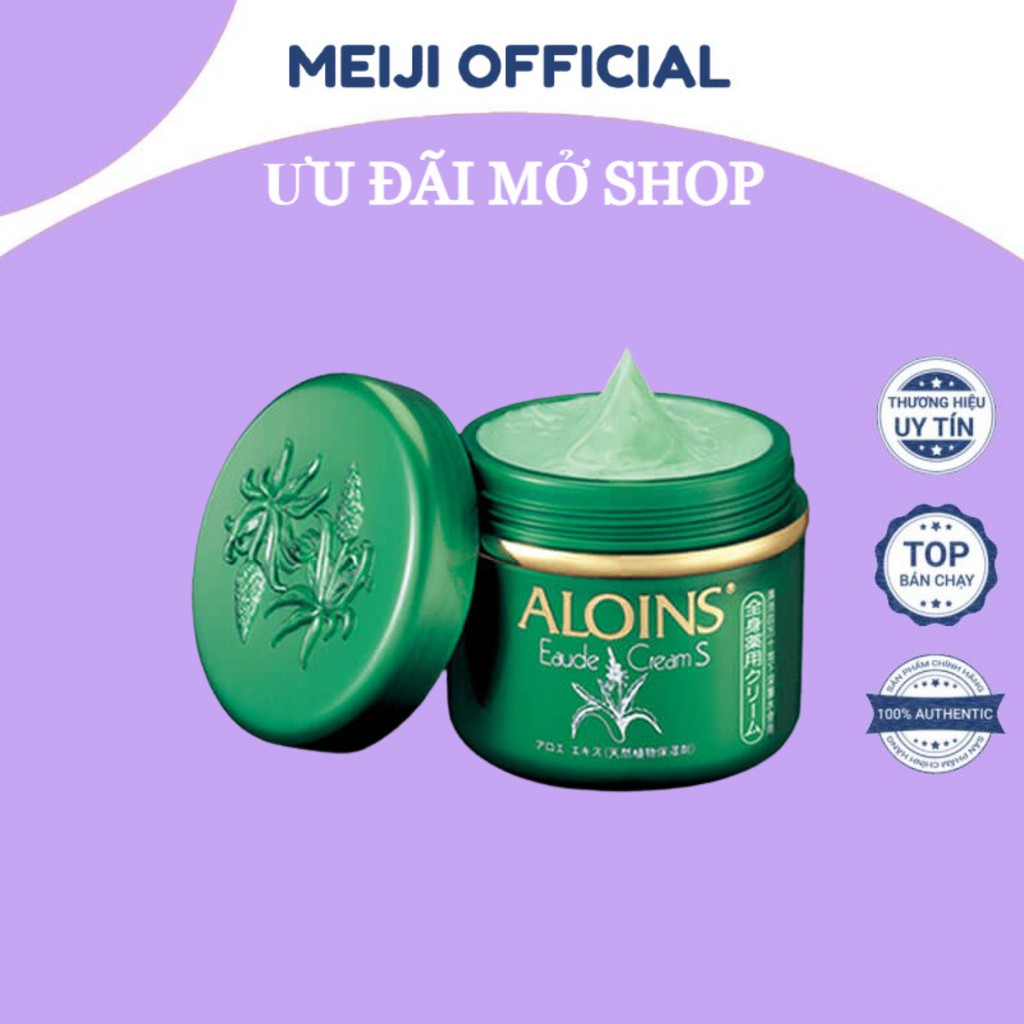 Kem xanh dưỡng da toàn thân lô hội Aloins Eaude Cream Hàng Nhật Nội Địa