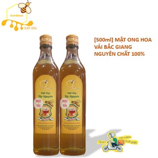 [500ML] MẬT ONG HOA VẢI BẮC GIANG NGUYÊN CHẤT 100%