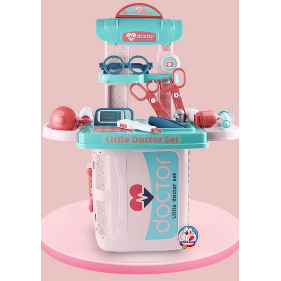 Đồ chơi 3 in 1 va ly bác sĩ xách tay đa năng