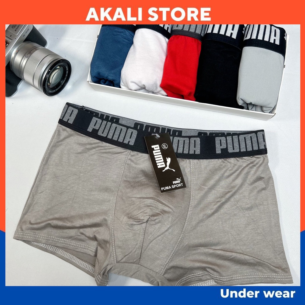 Quần lót nam thun lạnh, Quần sịp nam đùi cotton co dãn 4 chiều - AKALI
