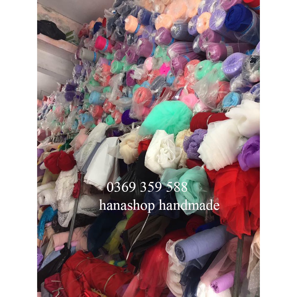 Vải voan lưới mềm loại 1 giá sỉ nguyên cây