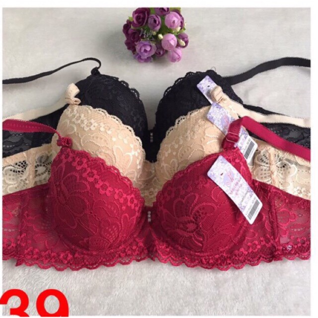 Áo ngực ren thái lan có gọng và đệm nâng ngực 2239