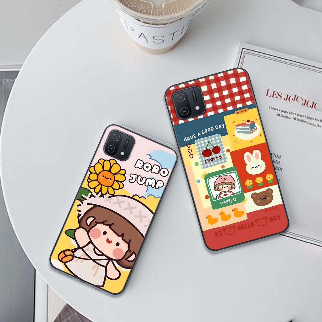 Ốp lưng Oppo A16k hình RoRo Jump cute . Vỏ điện thoại Oppo SIÊU BỀN HÀNG LOẠI 1