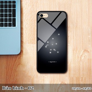 Ốp kính Iphone 8 in cung hoàng đạo