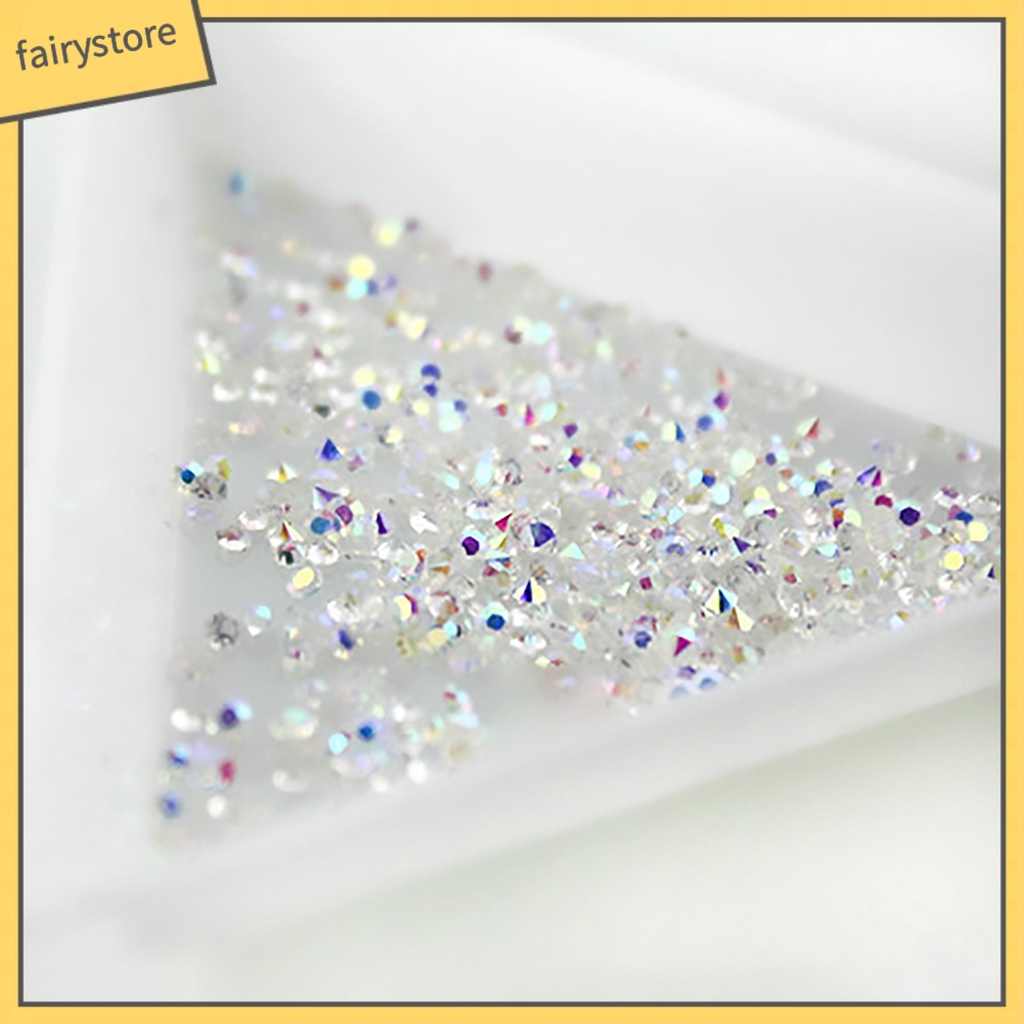 [Hàng mới về] Hộp đá pha lê mini 1.1-1.3mm lấp lánh trang trí móng tay chuyên dụng