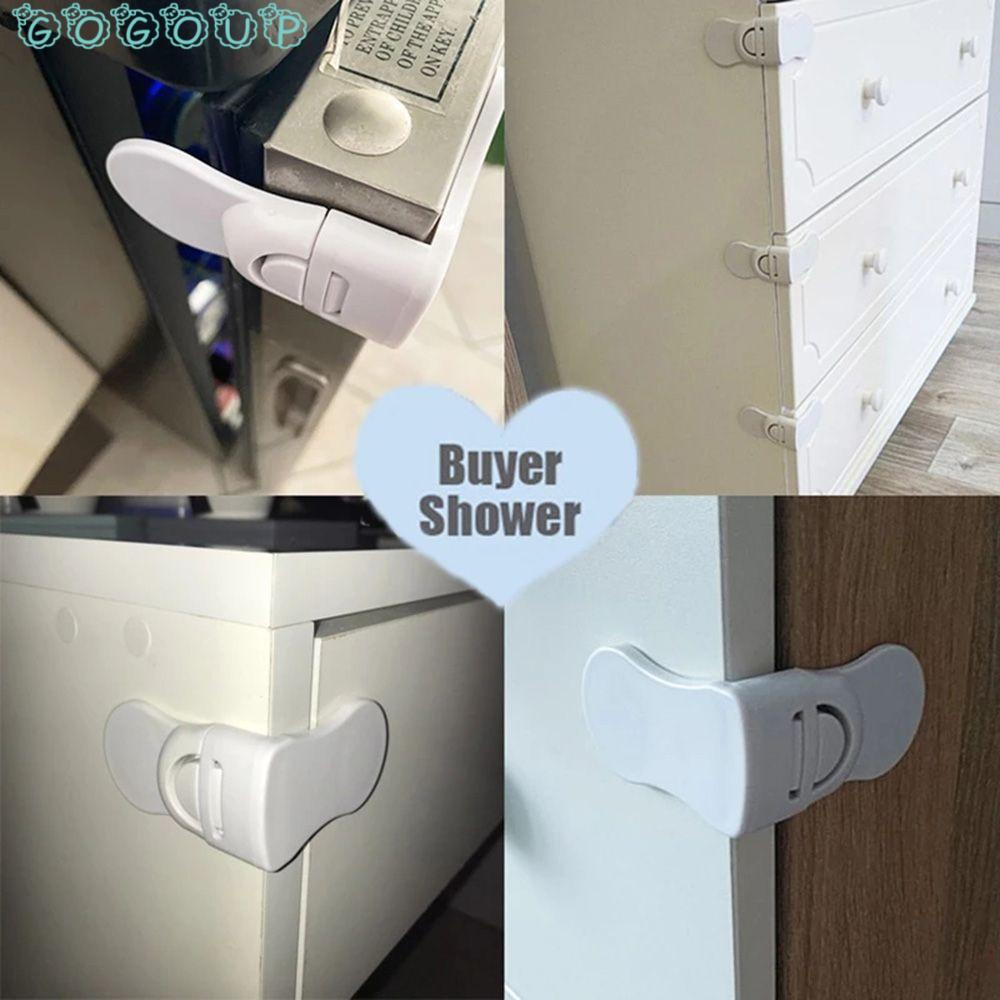 Khóa Cửa Tủ Ngăn Kéo/Tủ Quần Áo Bảo Vệ An Toàn Cho Bé Chống Kẹt Tay
