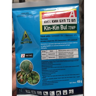 Kin Kin Bul 72WP Thuốc Trừ Nấm Bệnh Cây Nhập Khẩu Bulgari Đặc Trị Thối Nhũn Gói 45 g