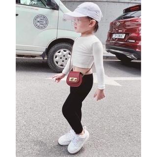 Set áo dài tay và quần legging cho bé gái