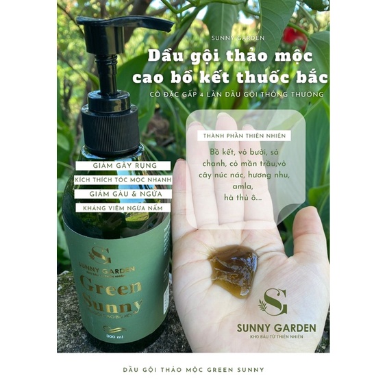 Dầu gội Cao bồ kết SunnyGarden
