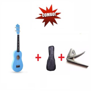 Combo Đàn Ukulele Soprano KBD Full Option (Đàn, bao, dây)