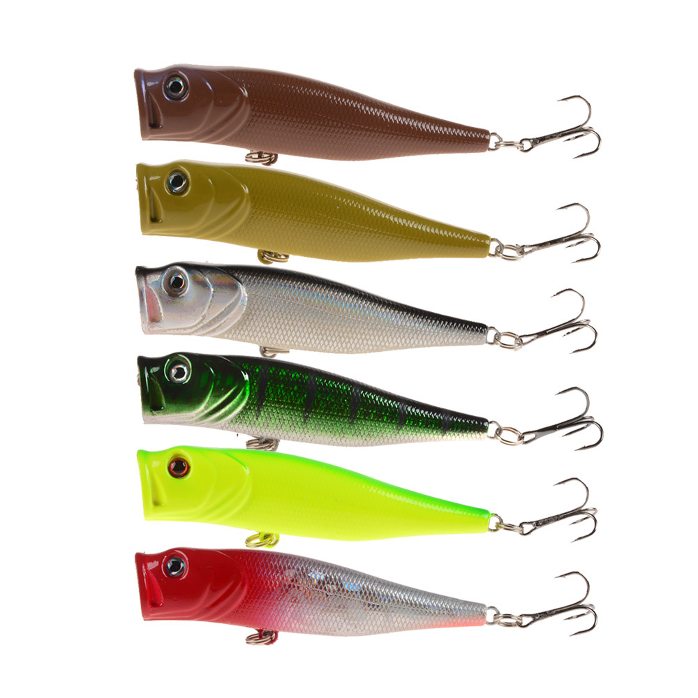 Mồi Cá Giả Bằng Nhựa Cứng 8.5cm / 13.4g Mắt 3D 6#Mồi Câu Cá Nổi Chống Oxy Hóa Có Móc Câu Sắc Bén