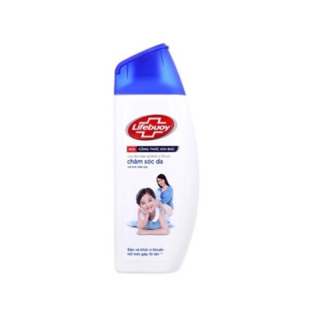 Sữa tắm bảo vệ khỏi vi khuẩn Lifebuoy chăm sóc da và bảo vệ vượt trội 10 chai 245ml