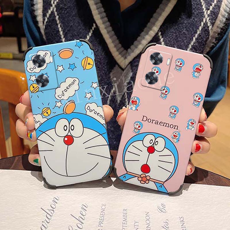Ốp Điện Thoại Chống Sốc Mẫu Mới Họa Tiết Hoạt Hình Doraemon Dễ Thương Cho OPPO A57 4G 2022