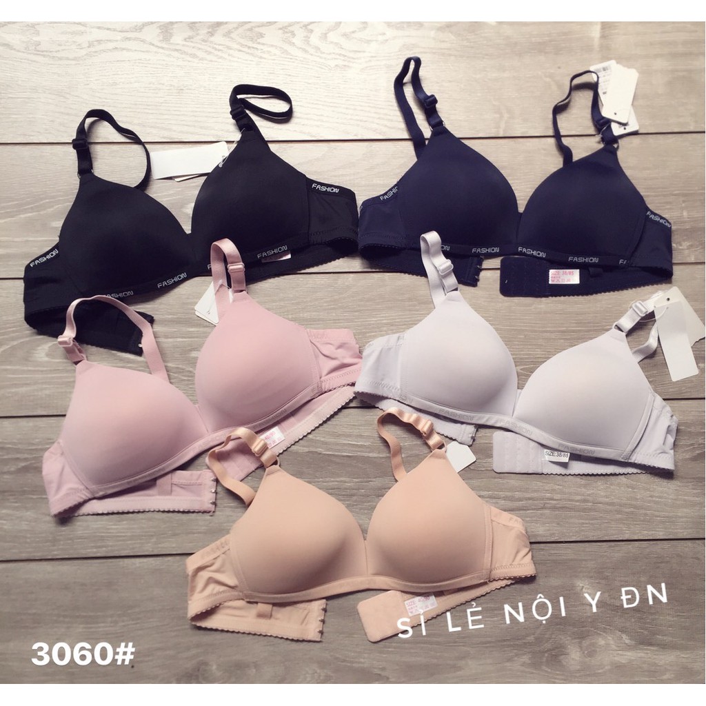 Áo lót nữ không gọng siêu mềm mút nâng nhẹ 1cm dành cho cúp ngực nhỏ và vừa