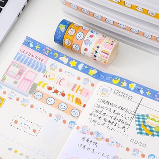 Cuộn Washi tape trang trí sổ, dễ thương