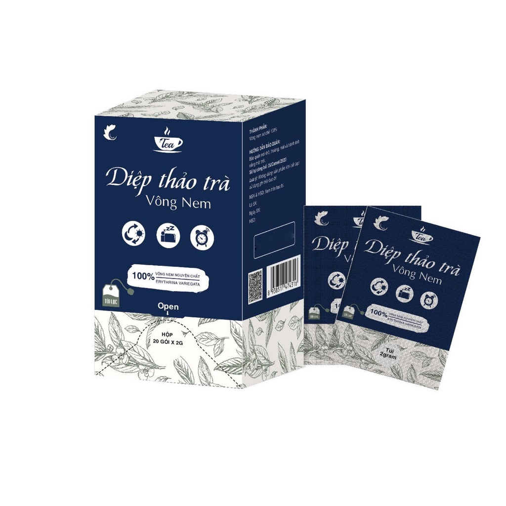 DIỆP THẢO TRÀ VÔNG NEM giúp an thần, giải nhiệt, điều hòa cơ thể