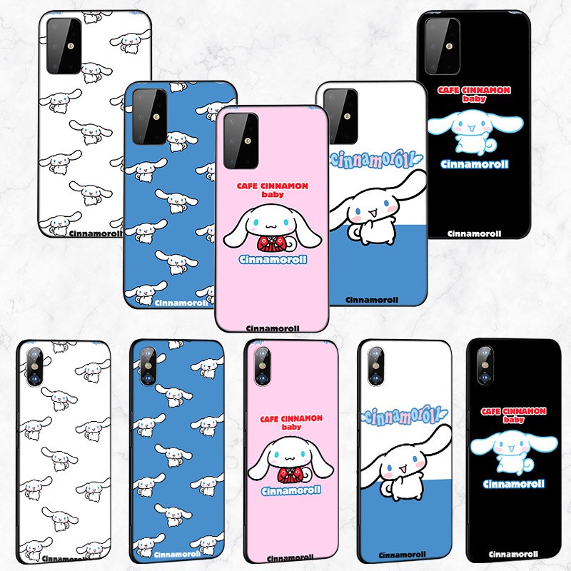 Samsung Galaxy S10 S9 S8 Plus S6 S7 Edge S10+ S9+ S8+ Soft Silicone Cover Phone Case Casing GR29 Cinnamoroll Cartoon Dog Cute