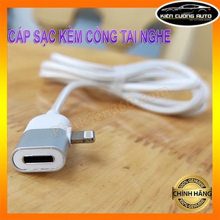 Cáp sạc dù sạc nhanh 5a ec-074 hỗ trợ 1 cổng sạc & 1 chân sạc chân lightning) - earldom bh 12 tháng